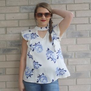 Danielle Floral Top